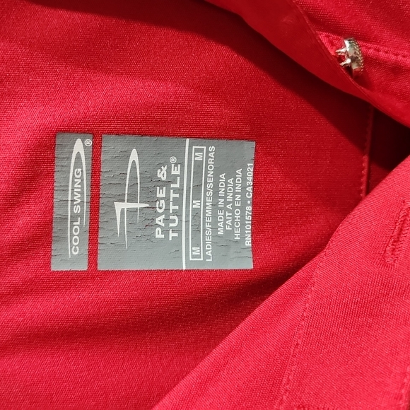 Page & Tuttle Womens Golf Top. Medium. - Picture 2 of 3